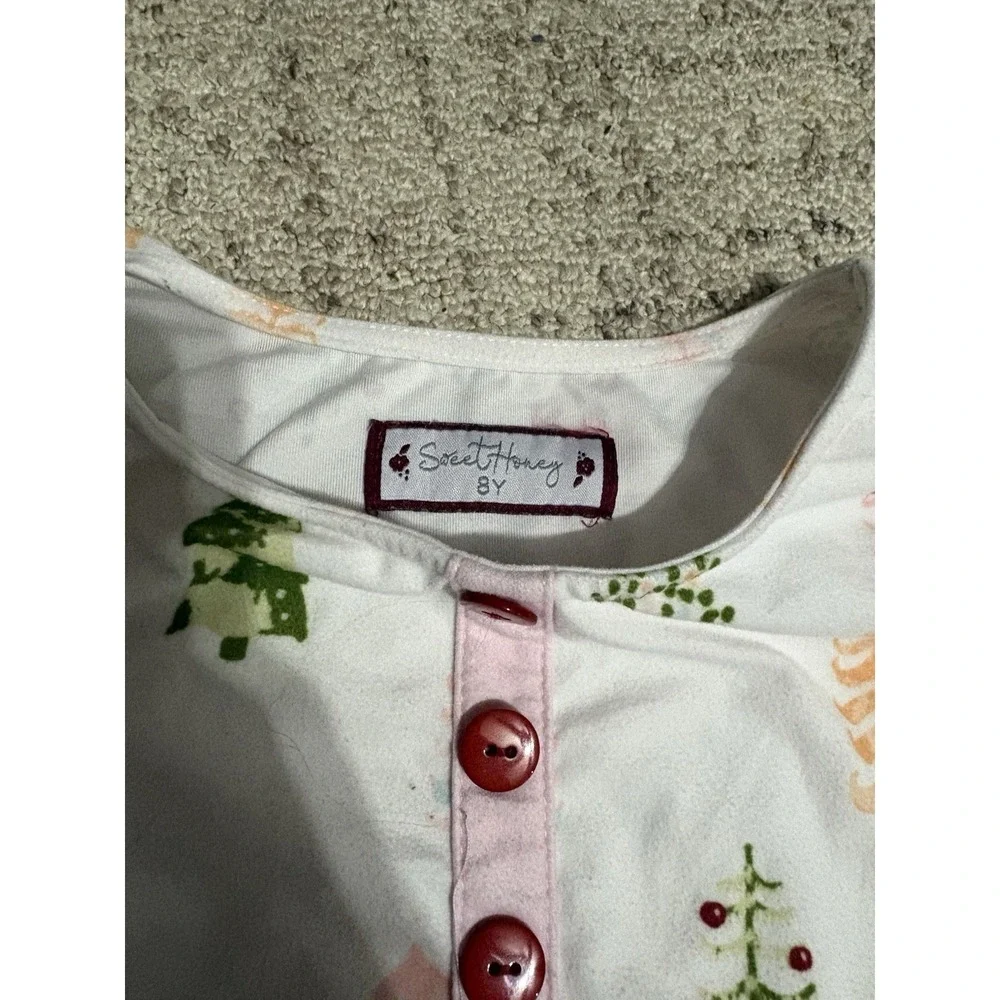 Girls Sweet Honey Christmas Pjs Size 8Y